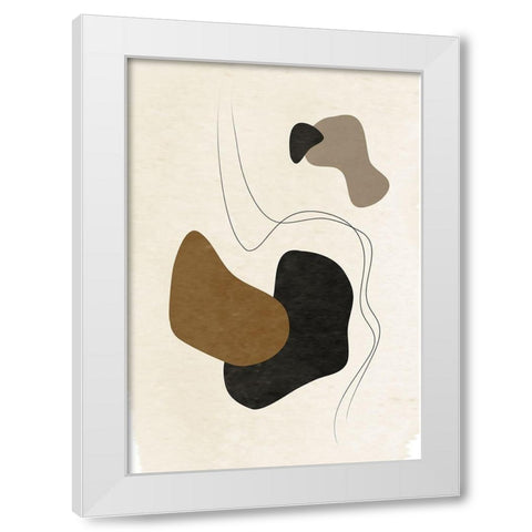 Mystique No.1 White Modern Wood Framed Art Print by Ratcliffe, Tiffany
