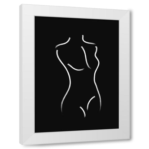 Sculpt No.2 White Modern Wood Framed Art Print by Ratcliffe, Tiffany