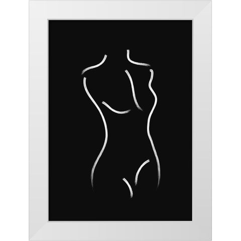 Sculpt No.2 White Modern Wood Framed Art Print by Ratcliffe, Tiffany