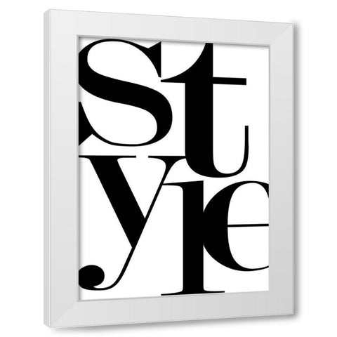 Style White Modern Wood Framed Art Print by Mi, Suki