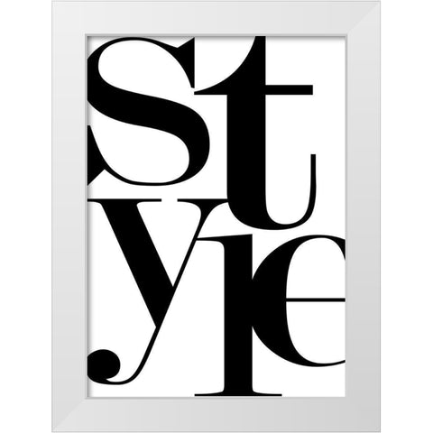 Style White Modern Wood Framed Art Print by Mi, Suki