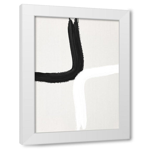 The Arches No.2 White Modern Wood Framed Art Print by Ratcliffe, Tiffany