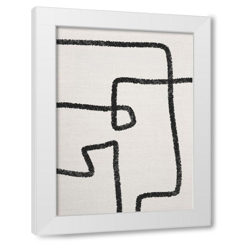 The Journey No.2 White Modern Wood Framed Art Print by Ratcliffe, Tiffany