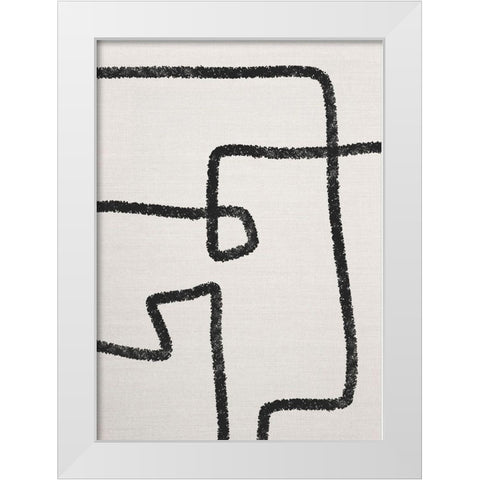 The Journey No.2 White Modern Wood Framed Art Print by Ratcliffe, Tiffany