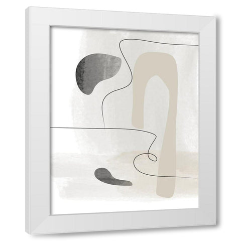 Wonder No.4 White Modern Wood Framed Art Print by Ratcliffe, Tiffany