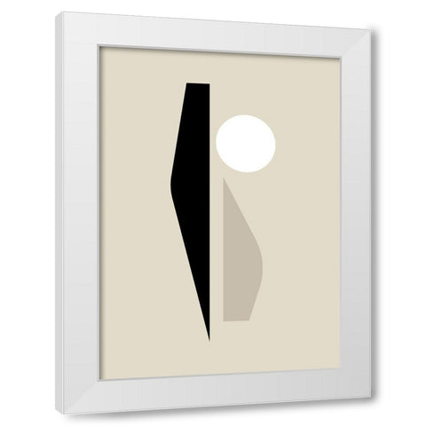Shard I White Modern Wood Framed Art Print by Ratcliffe, Tiffany