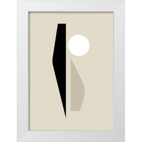 Shard I White Modern Wood Framed Art Print by Ratcliffe, Tiffany