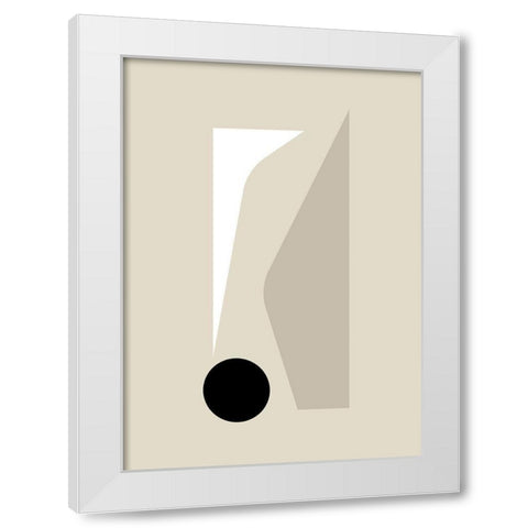 Shard II White Modern Wood Framed Art Print by Ratcliffe, Tiffany