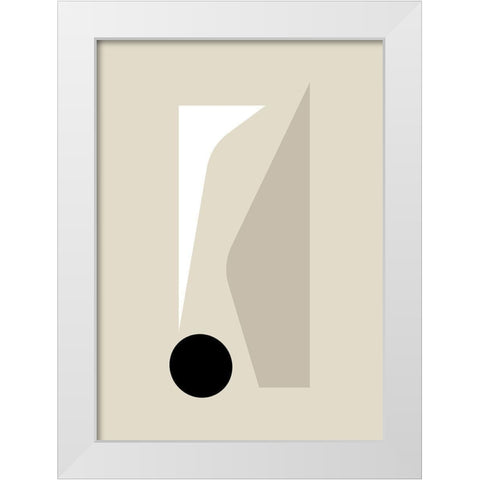 Shard II White Modern Wood Framed Art Print by Ratcliffe, Tiffany