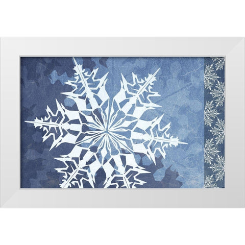 Cristal de Glace III White Modern Wood Framed Art Print by Art Licensing Studio