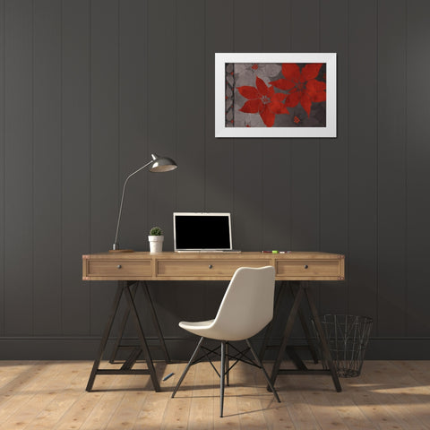Nuit de Noel I White Modern Wood Framed Art Print by Art Licensing Studio