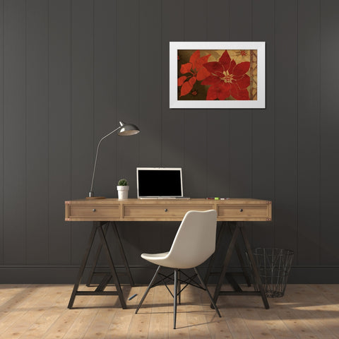 Nuit de Noel II White Modern Wood Framed Art Print by Art Licensing Studio