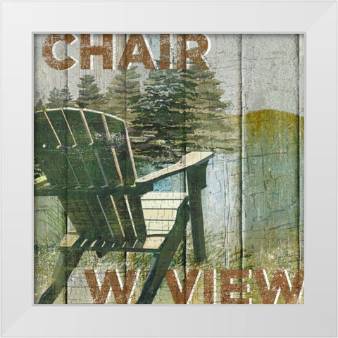 Open Season Viewing White Modern Wood Framed Art Print by Art Licensing Studio