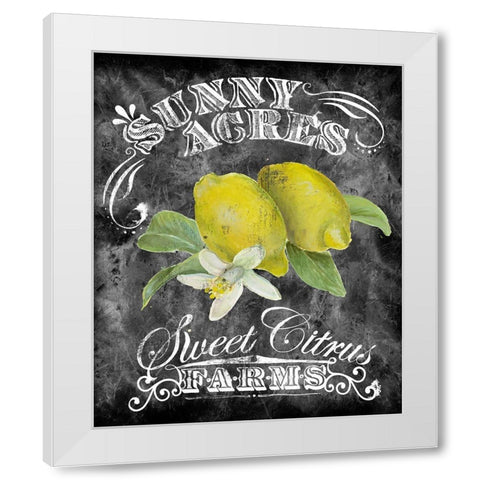 Sunny Acres White Modern Wood Framed Art Print by Art Licensing Studio