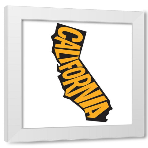 California White Modern Wood Framed Art Print by Art Licensing Studio