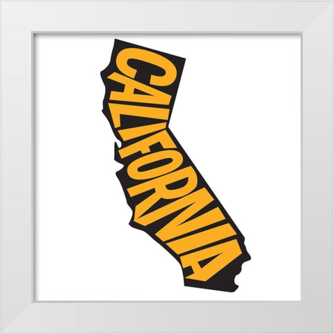 California White Modern Wood Framed Art Print by Art Licensing Studio