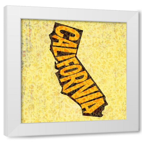 California White Modern Wood Framed Art Print by Art Licensing Studio