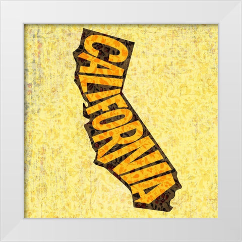 California White Modern Wood Framed Art Print by Art Licensing Studio