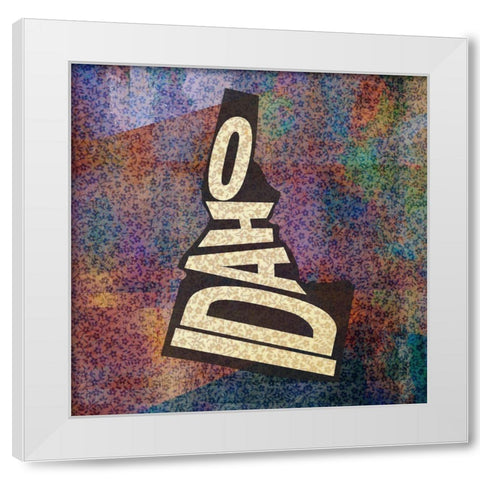 Idaho White Modern Wood Framed Art Print by Art Licensing Studio