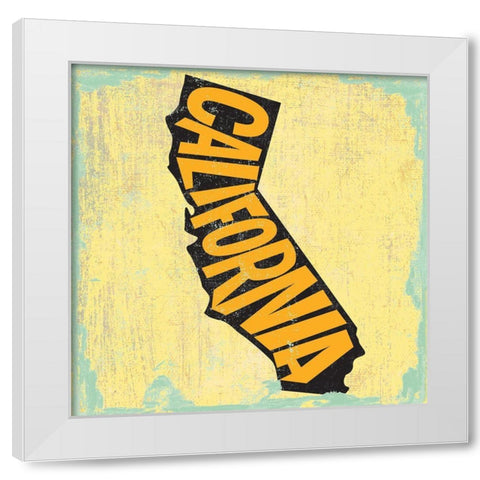 California White Modern Wood Framed Art Print by Art Licensing Studio