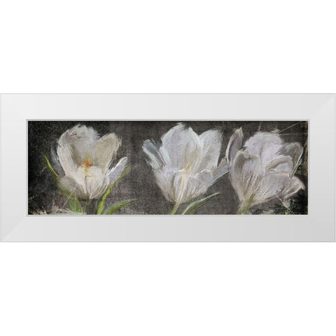 Tulip Triolet White Modern Wood Framed Art Print by Art Licensing Studio