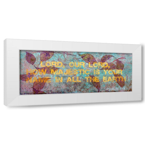 Earth Psalm II White Modern Wood Framed Art Print by Art Licensing Studio