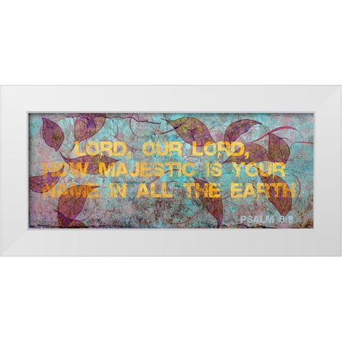 Earth Psalm II White Modern Wood Framed Art Print by Art Licensing Studio