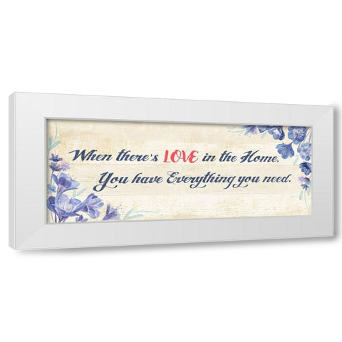 You Have Everything White Modern Wood Framed Art Print by Art Licensing Studio