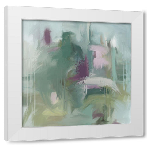 Blockade White Modern Wood Framed Art Print by Art Licensing Studio