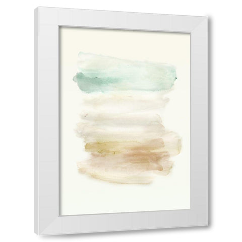 Water flow 2 White Modern Wood Framed Art Print by Art Licensing Studio