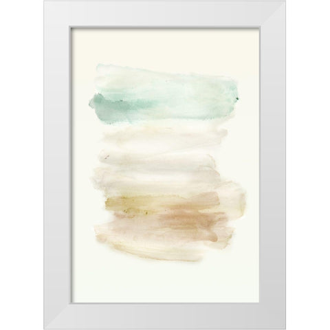 Water flow 2 White Modern Wood Framed Art Print by Art Licensing Studio