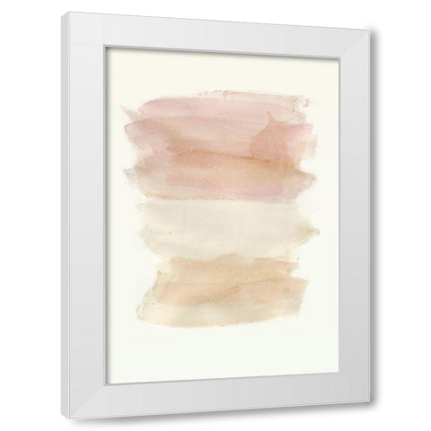 Water flow 3 White Modern Wood Framed Art Print by Art Licensing Studio