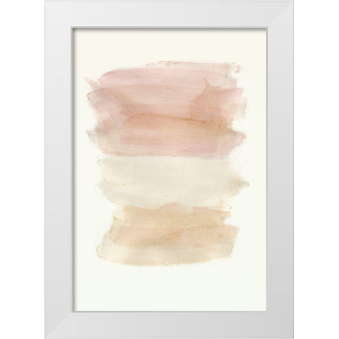Water flow 3 White Modern Wood Framed Art Print by Art Licensing Studio