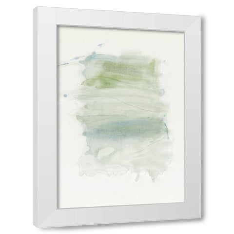 Water flow 4 White Modern Wood Framed Art Print by Art Licensing Studio