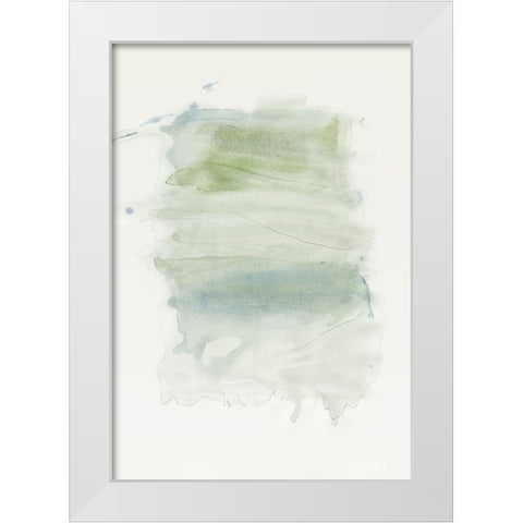 Water flow 4 White Modern Wood Framed Art Print by Art Licensing Studio