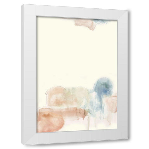 Water flow 6 White Modern Wood Framed Art Print by Art Licensing Studio