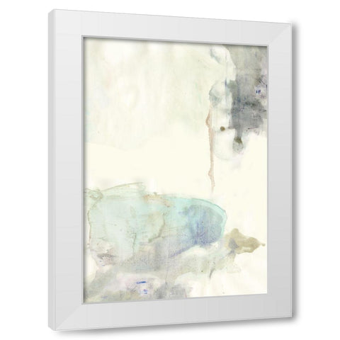 Water weed 1 White Modern Wood Framed Art Print by Art Licensing Studio