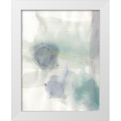 Water Rock 2 White Modern Wood Framed Art Print by Art Licensing Studio