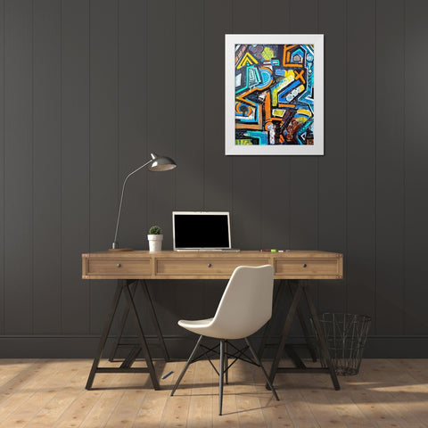 Broken Vessel White Modern Wood Framed Art Print by Mcilwaine, Alloyius