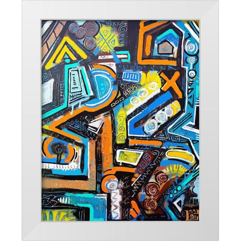 Broken Vessel White Modern Wood Framed Art Print by Mcilwaine, Alloyius