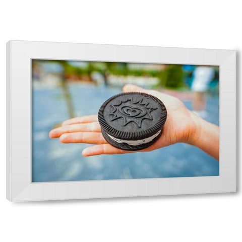 Biscuit White Modern Wood Framed Art Print by Heine, Ben