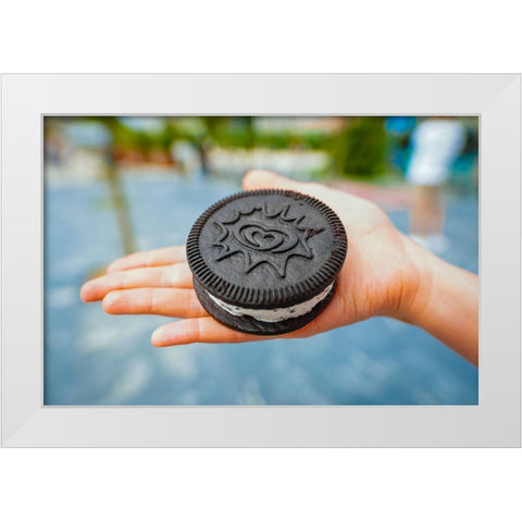 Biscuit White Modern Wood Framed Art Print by Heine, Ben