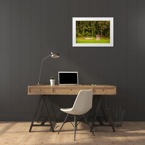 Dinant 1 White Modern Wood Framed Art Print by Heine, Ben