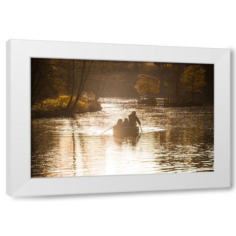 Dinant 6 White Modern Wood Framed Art Print by Heine, Ben