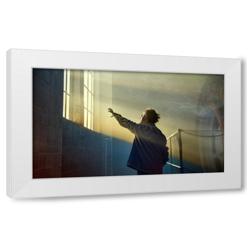 Lights Will Guide You White Modern Wood Framed Art Print by Heine, Ben