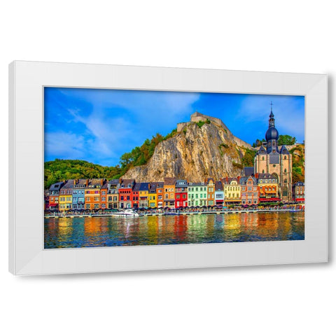Beautiful Dinant White Modern Wood Framed Art Print by Heine, Ben