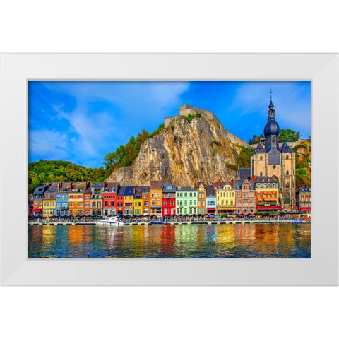 Beautiful Dinant White Modern Wood Framed Art Print by Heine, Ben