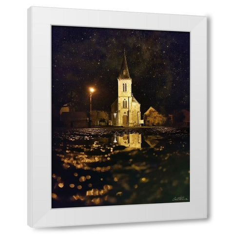 Own The Twilight White Modern Wood Framed Art Print by Heine, Ben