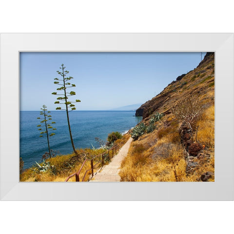 Lanzarote - Tenerife White Modern Wood Framed Art Print by Heine, Ben