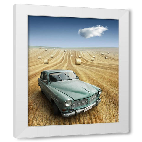 Nowhere to be Found White Modern Wood Framed Art Print by Heine, Ben